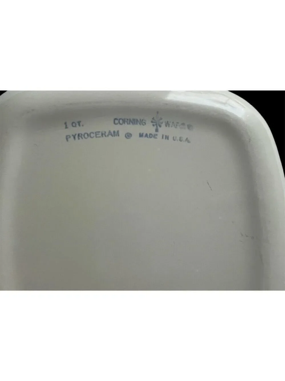 1 QT BLUE CORNFLOWER CORNING WARE DISH
